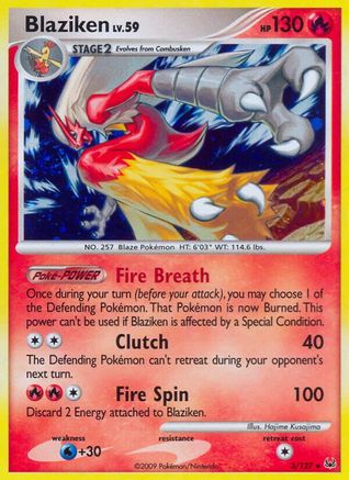 Blaziken (3) [Platinum] Reverse Holofoil