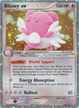 Blissey ex (101) [Unseen Forces] Holofoil
