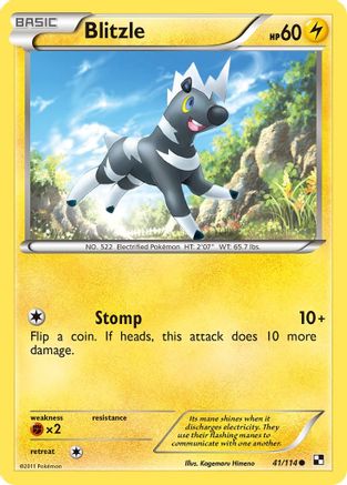 Blitzle (41) (41) [Black and White] Reverse Holofoil