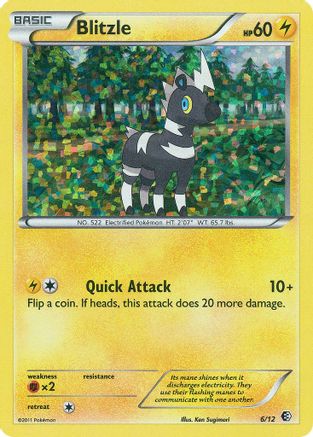 Blitzle - 6/12 (6) [McDonald's Promos 2011] Holofoil