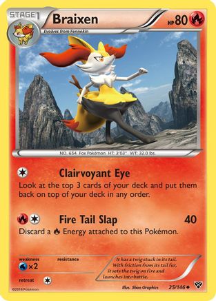 Braixen (25) [XY Base Set]