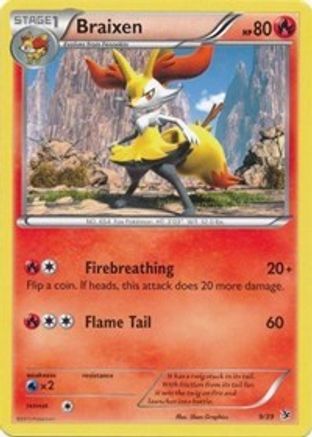 Braixen (9) [Kalos Starter Set] Holofoil
