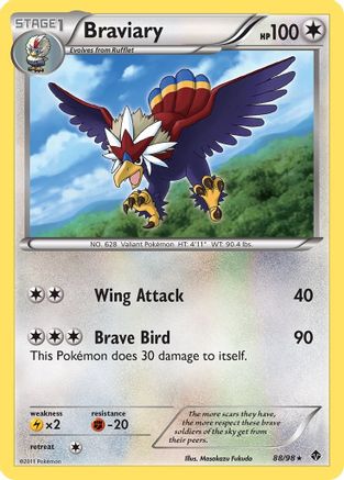 Braviary (88) [Emerging Powers] Reverse Holofoil