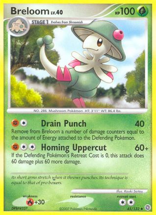 Breloom (45) [Secret Wonders] Reverse Holofoil