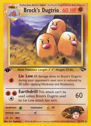 Brock's Dugtrio (22) [Gym Challenge] Unlimited