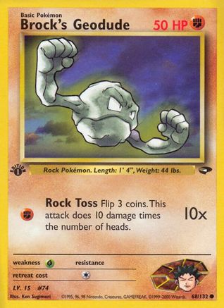 Brock's Geodude (68) [Gym Challenge] Unlimited