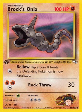Brock's Onix (69) (69) [Gym Heroes] Unlimited