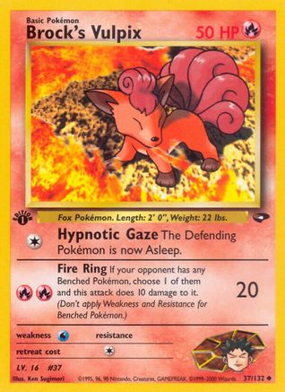 Brock's Vulpix (37) [Gym Challenge] Unlimited