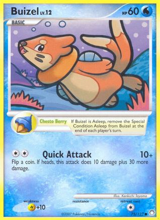 Buizel (75) [Mysterious Treasures] Reverse Holofoil