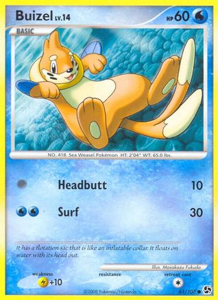 Buizel (61) [Great Encounters] Reverse Holofoil