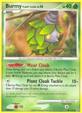 Burmy Plant Cloak (78) [Secret Wonders] Reverse Holofoil
