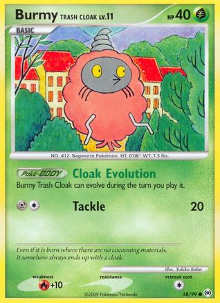 Burmy Trash Cloak (58) [Arceus] Reverse Holofoil
