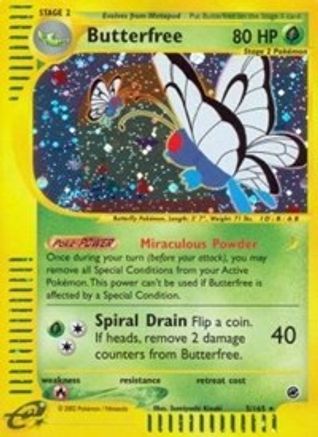 Butterfree (5) (5) [Expedition] Holofoil