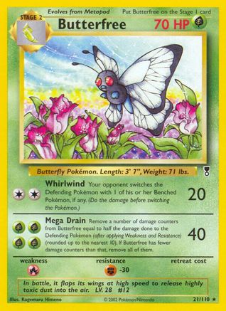 Butterfree (21) [Legendary Collection] Reverse Holofoil
