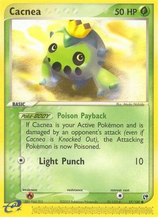 Cacnea - 57/100 (57) [Sandstorm] Reverse Holofoil