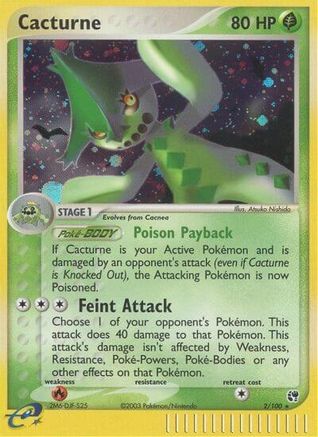 Cacturne (2) [Sandstorm] Reverse Holofoil