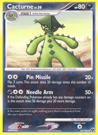Cacturne (34) [Great Encounters]