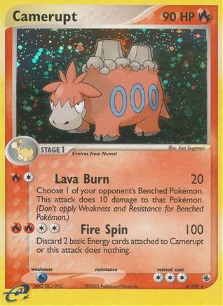 Camerupt (4) [Ruby and Sapphire] Reverse Holofoil