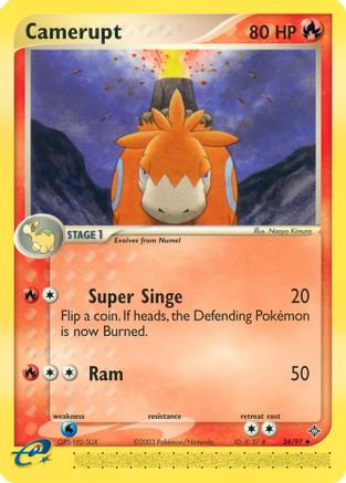 Camerupt (24) [Dragon] Reverse Holofoil