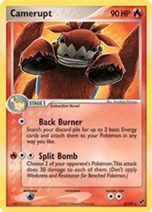 Camerupt - 4/107 (EX Deoxys) (4) [Deck Exclusives]