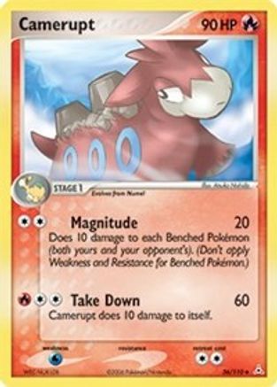 Camerupt (36) [Holon Phantoms] Reverse Holofoil