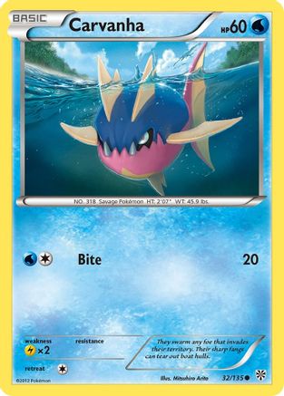 Carvanha (32) [Plasma Storm] Reverse Holofoil