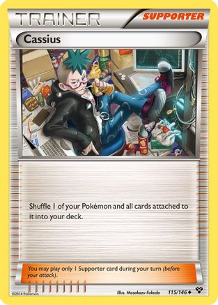 Cassius (115) [XY Base Set] Reverse Holofoil