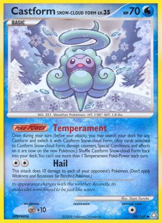 Castform Snow-Cloud Form (50) [Legends Awakened]