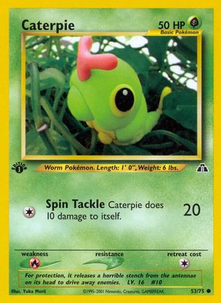 Caterpie (53) [Neo Discovery] 1st Edition