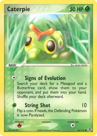 Caterpie (56) [FireRed & LeafGreen] Reverse Holofoil