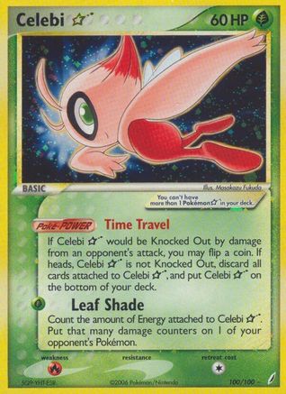 Celebi Star (100) [Crystal Guardians] Holofoil