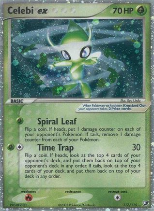 Celebi ex (117) [Unseen Forces] Holofoil