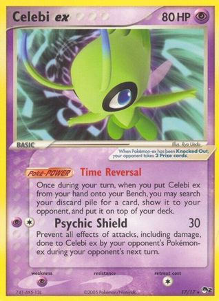 Celebi ex (Non-Holo) (17) [POP Series 2]