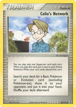 Celio's Network (88) [FireRed & LeafGreen] Reverse Holofoil