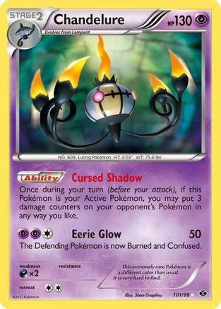 Chandelure (Secret) (101) [Next Destinies] Holofoil