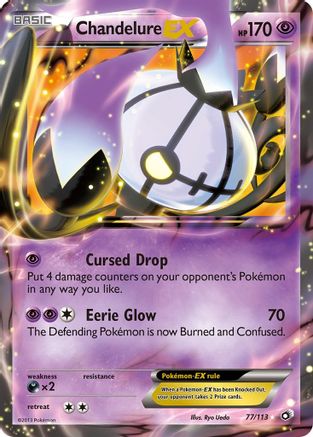 Chandelure EX (77) [Legendary Treasures] Holofoil