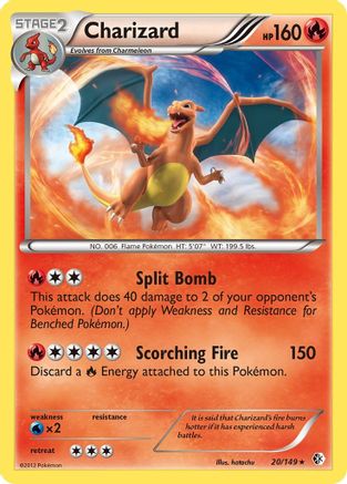 Charizard (20) [Boundaries Crossed] Reverse Holofoil
