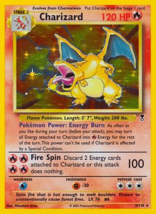 Charizard (3) [Legendary Collection] Reverse Holofoil