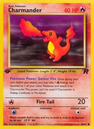 Charmander (50) [Team Rocket] 1st Edition