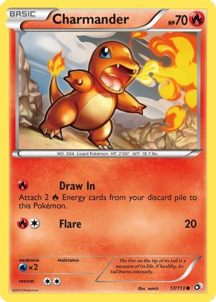 Charmander (17) [Legendary Treasures] Reverse Holofoil