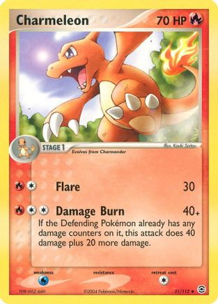 Charmeleon (31) [FireRed & LeafGreen] Reverse Holofoil