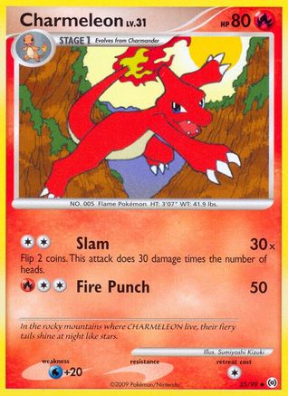 Charmeleon (35) [Arceus] Reverse Holofoil