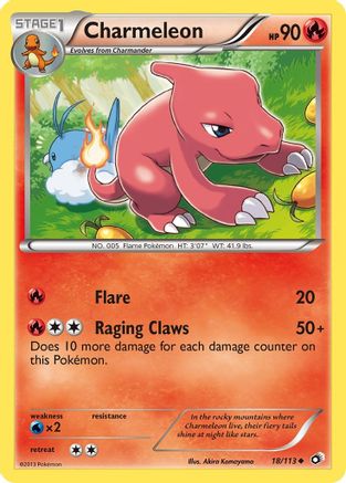 Charmeleon (18) [Legendary Treasures] Reverse Holofoil
