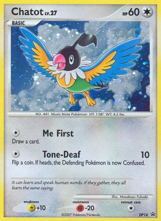 Chatot - DP14 (DP14) [Diamond and Pearl Promos] Holofoil