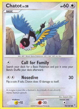 Chatot (95) [Supreme Victors] Reverse Holofoil