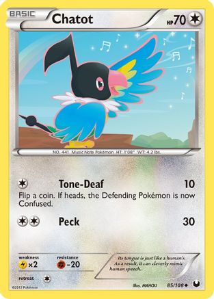 Chatot (85) [Dark Explorers] Reverse Holofoil