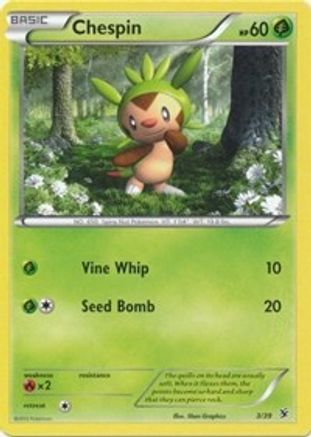 Chespin (3) [Kalos Starter Set]