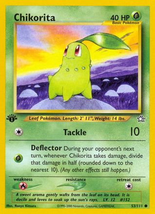 Chikorita (53) (53) [Neo Genesis] 1st Edition