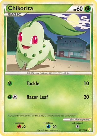 Chikorita (59) [HeartGold SoulSilver] Reverse Holofoil
