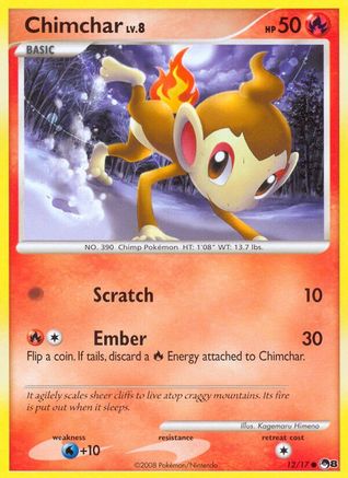 Chimchar (12) [POP Series 8] Reverse Holofoil